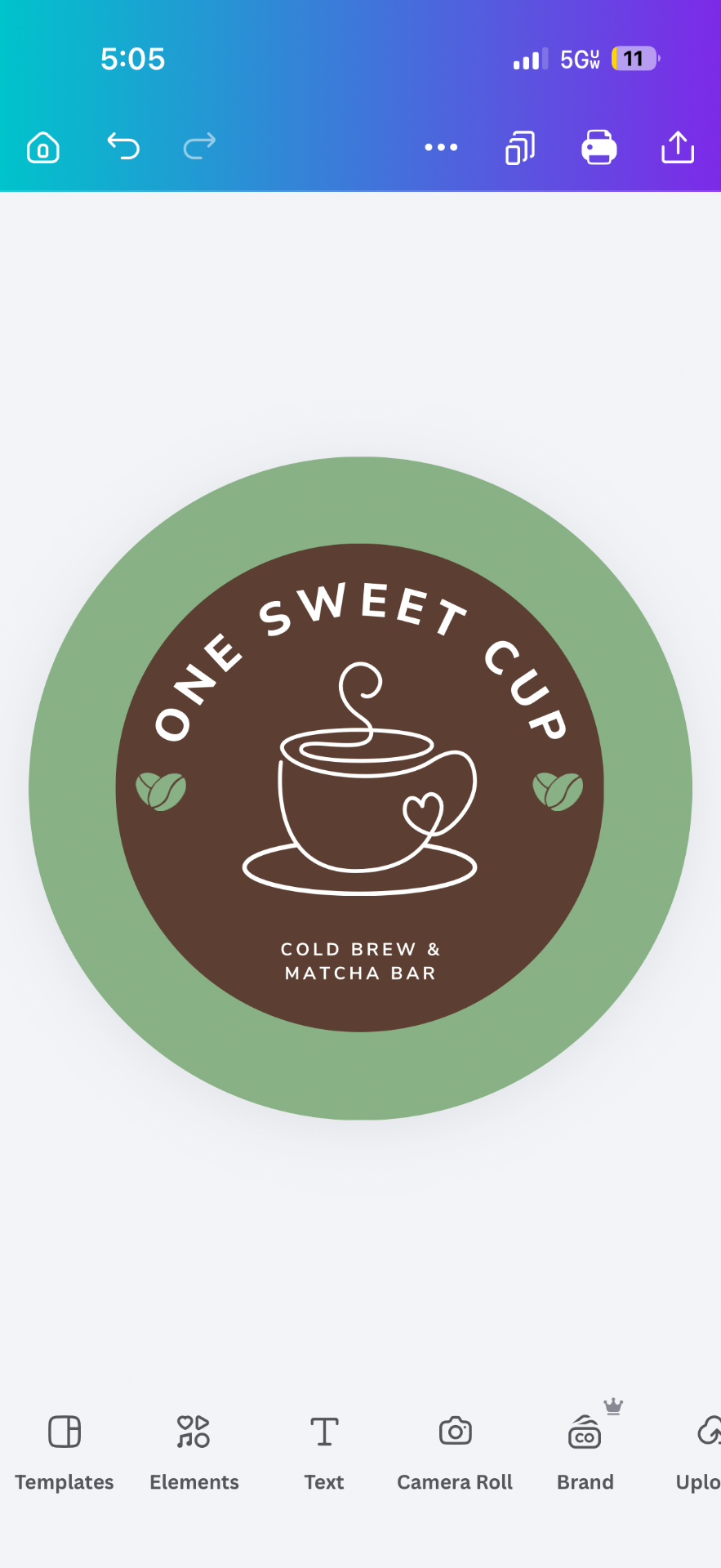 One Sweet Cup logo